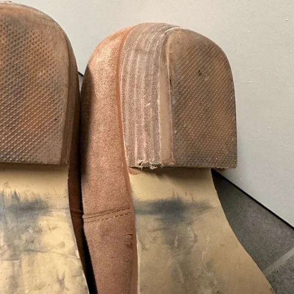 Steve Madden Leather Tan Booties - Picture 8 of 11